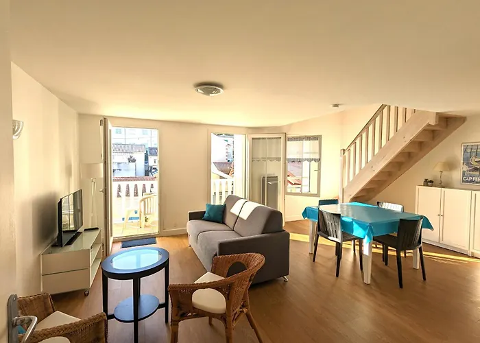 Duplex T3 Lumineux Avec Balcon, Parking Et Wifi A - Fr-1-420-140 * Arcachon