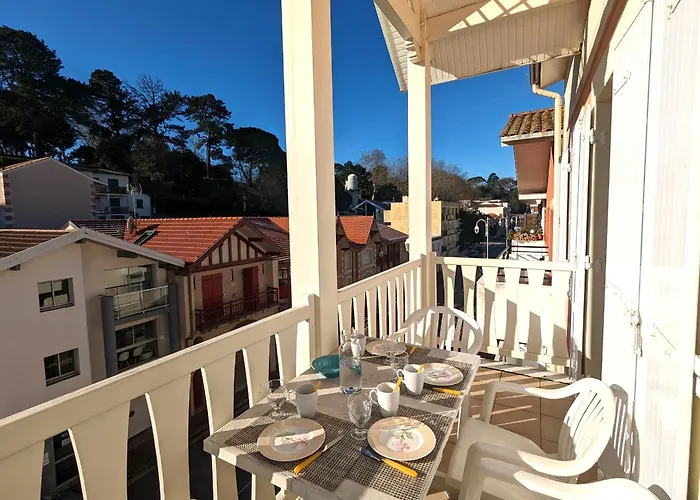 Duplex T3 Lumineux Avec Balcon, Parking Et Wifi A - Fr-1-420-140 Apartment Arcachon